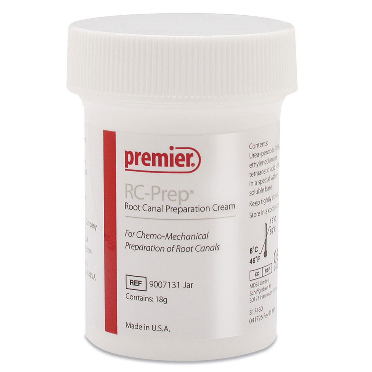 Premier Dental 9007131 RC Prep Root Canal Preparation Cream Jar 18 Gm Premier Dental 9007131 RC Prep Root Canal Preparation Cream Jar 18 Gm